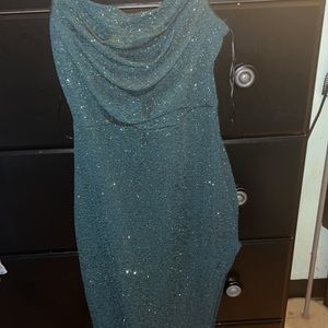 Green formal dress